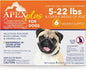 Apex Plus Flea and Tick Prevention for Dogs | Small (5-22 lbs) | 6-Month Supply | Dog Flea and Tick Treatment | 24-Hour Activation, Waterproof, 30-Day Protection
