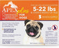 Apex Plus Flea and Tick Prevention for Dogs | Small (5-22 lbs) | 3-Month Supply | Dog Flea and Tick Treatment | 24-Hour Activation, Waterproof, 30-Day Protection