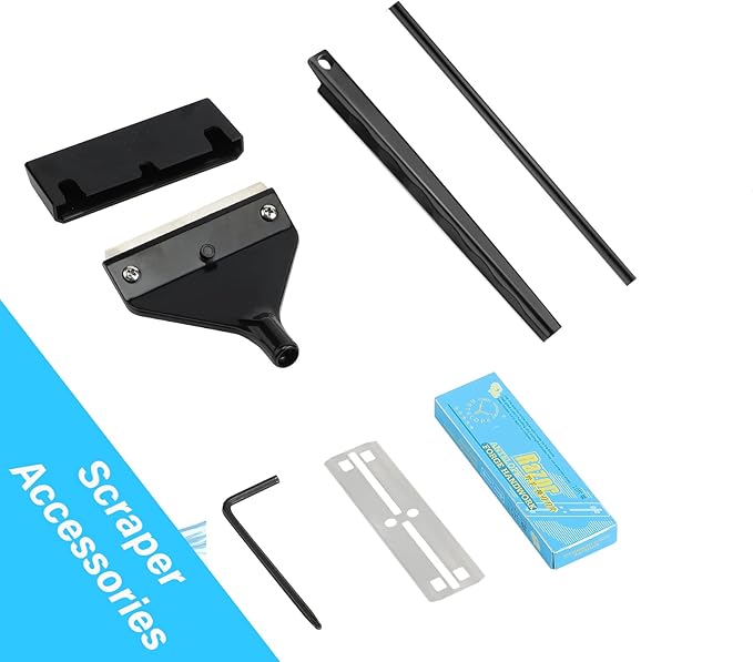 Algae Scraper for Glass Aquarium,Aquarium Razor Scraper with 10 Replaceable Blades,Aquarium Cleaning Tools.