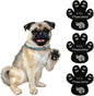 Dog Paw Pads Anti-Slip Grips,Dog Paw Protectors for Senior Dogs on Hot Pavement,Provides Traction to Keep Them from Slipping on Smooth Floors 12 sets-48 Pads Black XXL