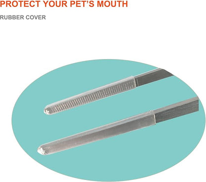 Extra Long Tweezers with Rubber Cover Tips, Fecsam Feeding Tongs - 2 Pack/18.9 inch Aquarium Stainless Steel Large Aquascape Tools for Fish Tank, Terrarium，Aquascaping, Reptile, Bearded Dragon