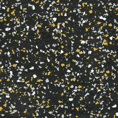 American Floor Mats Extreme Rubber Gym Tiles - 1 Inch Thick, Sound Absorbing, 35% Gold/Grey/White, 2' x 2' Single Tile (Covers 4 Sq Ft)