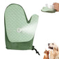 All-in-One Grooming Mist Glove for Pets, Cat Grooming Steam Gloves, Double Sided Pet Hair Remover Gloves for Clothes Furniture, Removal Glove Tool For Long Short Curly Dogs Cats Hair (Green)