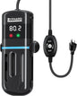 Electronic Aquarium Heater, 300W Small Fish Tank Heater, Adjustable Submersible Heater PID Temperature Control with LED Digital, Water Dry Automatic Shut Off for Fresh Seawater