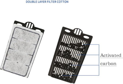 11 Pack Auqarium Filter Replacement Plates, Turtle Tank Filter Cartridges, Activated Carbon Suitable for Low-Water Filter