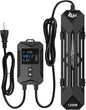 AQQA Aquarium Heater,64-95°F Fast Heating Double Quartz Glass Tube Fish Tank Heater,High-definition LCD Controller Displays Real-time Power,Anti-dry and Over-temperature Protection (1200W 210-330 Gal)