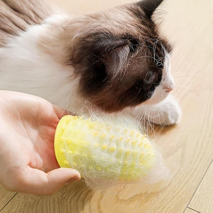 4PCS Cat Self-Groomer, Indoor Cat Brush, Adjustable Silicone Self-Cleaning Massage Tool for Dogs and Cats Scrubbing, Bathing, Massage, Hair Cleaning