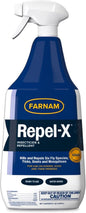 Farnam Repel-X Ready-To-Use Fly Spray, Insecticide And Repellent For Horses And Dogs, 32 Fluid Ounces, 1 Quart Bottle With Trigger Sprayer