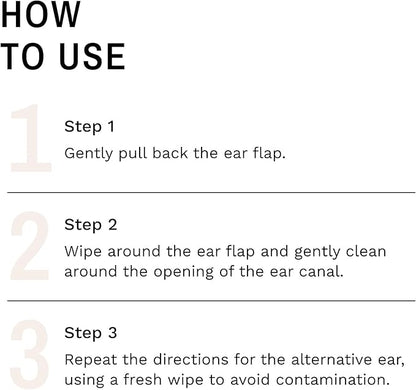 Eye Envy Fresh Ear Cleaning Wipes for Dogs. Made in The USA from Natural Ingredients. Unscented. Prevents Infections. Safe and Non-Irritating. Removes Dirt, Debris, and Wax buildup. 60 Count.