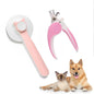 2PCS Pet Grooming Kit, Cat Brushes & Cat Nail Clipper, Cat Grooming Brush for Sedding and Grooming Fur (Pink）