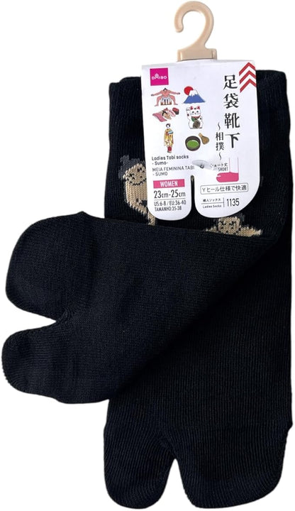 Japan Style Tabi Socks for Split Toe, Comfortable Tabi Toe Socks for Unisex Mt. Fuji, Lucky Cat, Sushi, Sumo, Ukiyoe, Hokusai