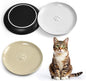3PCS Cat Food Bowl,Ceramic Cat Dish for Indoor Cats,Wide Shallow Cat Bowls for Dry and Wet Food,Anti Whisker Fatigue Cat Plates for Kitten Cats or Dogs