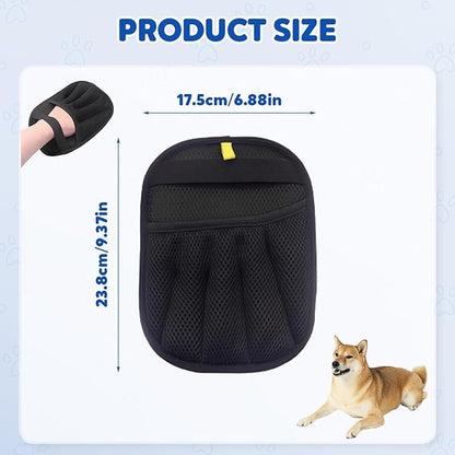 2025 New Upgrade Pet Hair Remover Electrostatic Gloves, Reusable Pet Hair Removal Glove, Cat & Dog Hair Removal Tool for Couch, Furniture, Carpet, Car Seat, Pet Grooming