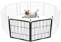 FXW Rollick Unleashed Dog Playpen for Indoor, Yard, RV Camping, 24 inch 2 Panels for Small and Puppy Dogs, Black│Patented