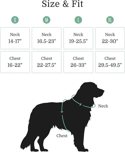 2025 New Edition, Fei & Eve MagEase Dog Harness - 3-Second Magnetic Buckles | 3-Point No-Pull Control | Heavy-Duty 900D Nylon | Dual Safety Handles | Breathable Mesh | Adjustable Fit | Medium, Green