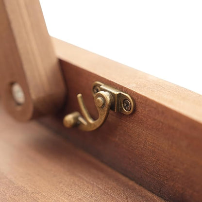 Dog Ramp for Bed, Dog Stairs for Small and Large Dogs, Portable Dog Steps for Bed, Couch, Car, Adjustable Folding Pet Ramp, Upgrade Rubber Pet Steps, Supports up to 210 lbs (Medium-Brown)