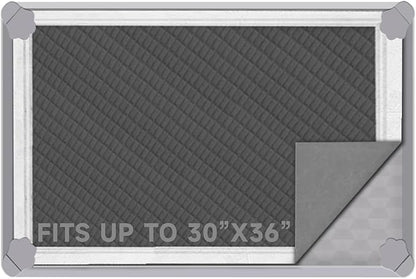 ELEGX Pee Pads Tray 30 X 36 Inches, Silicone Dog Bedpan Tray, High Edge Puppy Pad Holder Tray for Easy to Clean and Spill Free Dog Bedpan Training Pad Tray with Fixing Buckle