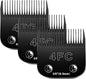 4F Blades Dog Grooming Blades Compatible with Andis/Oster A5/Wahl KM-10 Series Dog Clippers,Detachable Clipper Replacement Blade,Black(4FC/3PCS)
