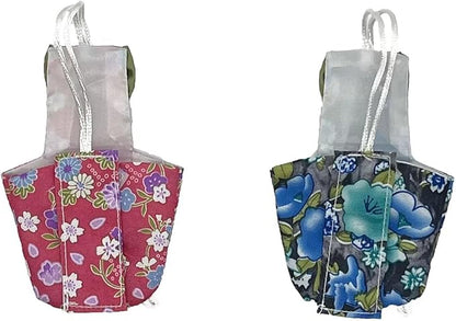 2 PCS Star Parrot Clothes for Birds Red&Balck Reusable Canary Birds Boutique Flyper Adjustable Bird Diape