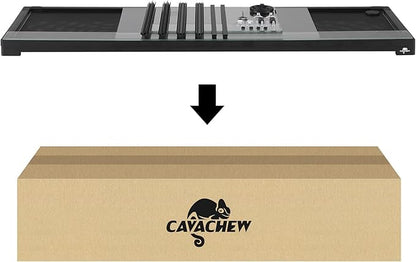 67 Gallon Reptile Tank, Glass Reptiles Terrarium 48" x 18" x 18", Sliding Door, Top Ventilation, Cable Pass, Humidify Hole, Large Reptile Cage Habitat for Bearded Dragon, Lizard, Snake, Gecko