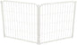 FXW Homeplus Unleashed Indoor Dog Playpen - Stress-Free and Safe Play, Heavy Duty 24 Inch 2 Wire Panels Dog Pen for Puppy and Small Dogs, White│Patented