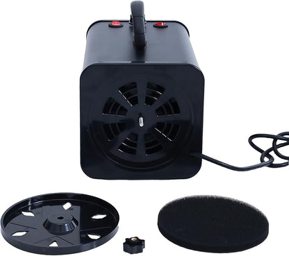 2400w 75m/s Dog Dryer for Pet Grooming, High Velocity Pet Hair Dryer with Heater, Adjustable Speed, 4 Nozzles and a Comb, Black