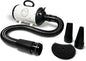 Flying Pig High Velocity Dog Pet Grooming Dryer w/Heater (Flying One, White w/Purple Logo)