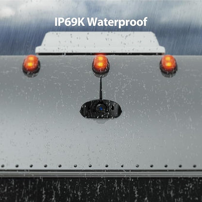 10.1" RV Backup Camera Wireless System Plug and Play, Pre-Wired for Furrion RV Trailer Camper Motorhome, HD 1080P DVR Monitor with Rear View Camera, IR Night Vision IP69K Waterproof, BY5