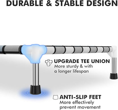 Elevated Outdoor Raised Dog Bed Outdoor Dogs Bed Lifted Pet Bed Dog Cot for Medium Pet Taste Life, Start with A Pet Bed 34'' x 20'' x 6.5''