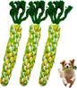 3PCS Rainbow Woven Pet Chew Set, Colorful Puppy Teething Chews, Dog Chew Toys, Cat Teething Playset, Soft & Safe Interactive Pet Chews