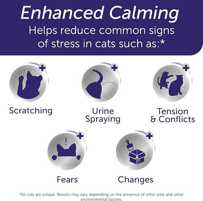 FELIWAY Optimum Cat, Enhanced Calming Pheromone Diffuser: 1 Diffuser Kit & 6 Refills