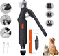 2-in-1 Dog Nail Clippers & Cat Nail Clippers Trimmers for Large Medium Small Dogs Cats Claw Trimmer Quick Sensor and Safety Guard USB Rechargeable with 2 LED Lights Dogs Nail Trimmer