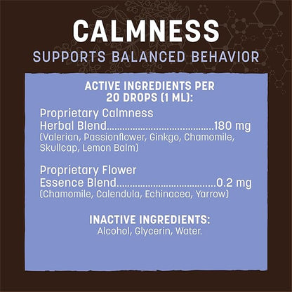 Earth Animal Herbal Remedies | Calmness | 2 fl oz