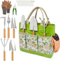 20-Piece Gardening Tools with Fashion and Durable Storage Bag - Heavy Duty Garden Tools Stainless Steel Rust-Proof Ergonomic Garden Tool Set - Ideal Gifts for Women and Men - Portable Gardening Kit
