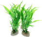 4 Pcs Green Artificial Plastic Plants Fish Tank Plants Fish Aquarium Decoration