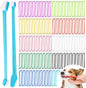 200 Pcs Dog Toothbrush, Pet Double Sided Brushing Kit Long Handle Soft Bristles Dogs Tooth Brush for Small to Large Dog, Cat, Puppy & Kitten, 10 Colors