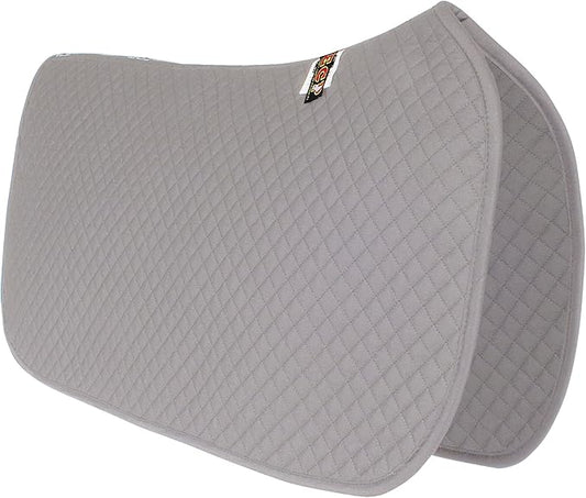 ECP Equine Comfort Products All Purpose Diamond Quilted Western Saddle Pad for Injury Prevention, Breathable, Hypoallergenic, Shock-Absorbing Cushion for Horse Comfort