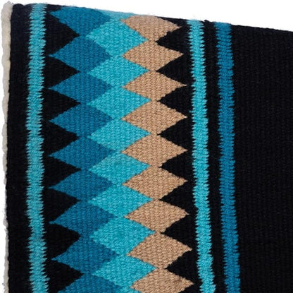 Fleece Bottom Contoured Saddle Pad - 34" x 40" | New Zealand Wool Top | 3/4" Felt Core | Contoured Fit | Hypoallergenic Fleece Lining | Weighs 8 lbs