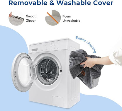 Dog Stairs for Small Dogs - Pet Stairs for Couch and Bed, 35D Foam Dog Steps Ramp with Non-Slip Bottom Brown, 3 Steps