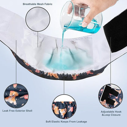 5 Pack Dog Diapers Male,Reusable Leakproof Pet Soft Dog Belly Band Wraps,High Absorbency Male Dog Diaper,Wider Washable Belly Band for Doggy Incontinence and Puppy Training