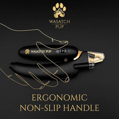 3-in-1 Dog Nail Trimmers and Pet Nail Clippers - Professional Grade with Stainless Steel Blades, LED & UV Light, and Nail Filer for Safety & Precise Toenail Pet Grooming - S to M Dogs