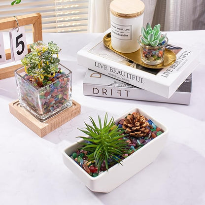 3 Lb Cat Eye Stones Aquarium Gravel Rocks for Fish Tank, Fish Tank Rocks Gravel Betta Fish Colorful Marbles for Vases Filler, Garden and Fish Tank Decoration