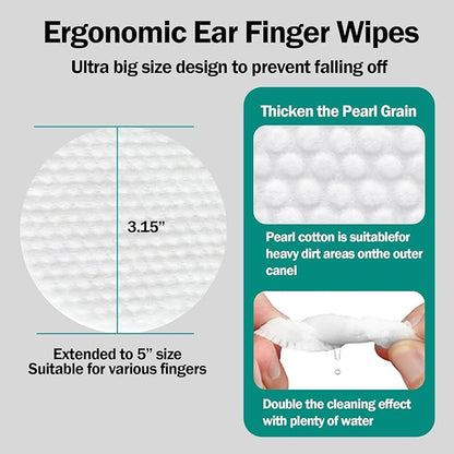 Eyes Wipes for Dogs & Cats Dog Cleaning Grooming Deodorizing Wipes Kit Wash Cleaner for Eyes Wrinkle Face Gently Remove Tear Stain Eye Debris 25pcs Unscented