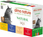 almo nature Wet Cat Food HQS Natural Rotational Diet Fish Selection & Chicken Drumstick - Variety Pack, Grain Free, Additive Free, Highly Digestible, Preservative Free 2.47-oz, 24 Pack