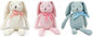 100% Organic Cotton Baby Toys Bunny Rabbit Stuffed Animals Bulk 7.1" (3pcs/Set)
