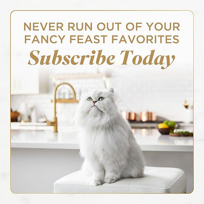 Fancy Feast Gems Pate Cat Food Mousse Salmon or Tuna and a Halo of Savory Gravy Wet Cat Food Variety Pack - (1) 8 ct. Boxes - 8 ct. Box