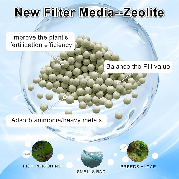 driamor 6 Pack Large Filter Cartridges Compatible with Whisper Filters 20i/40i IQ20/30/45/60 PF20/30/40/60, Aquarium Filter Cartridge Replacement Assembled Compatible with ReptoFilter 125GPH