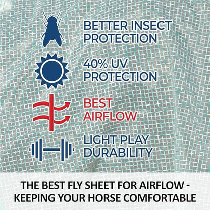 Schneiders Ripstop Nylon Mesh II Horse Fly Sheets | Optimal Airflow & UV Protection