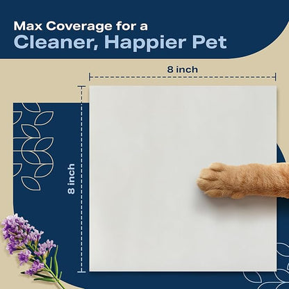 Dog Wipes for Paws and Butt - Plant Based Lavendar Scented (Pack of 400) - Pet Wipes for Dogs and Cats - Deodorizing Non Toxic Dog Wipes, +12 Additional Travel Wipes