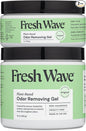 Fresh Wave Odor Removing Gel, 15 oz. & 7 oz. - Odor Absorbers for Home, Safer Odor Relief, Natural Plant-Based Odor Eliminator, Every 15 oz. lasts 30-60 Days, For Cooking, Trash & Pets